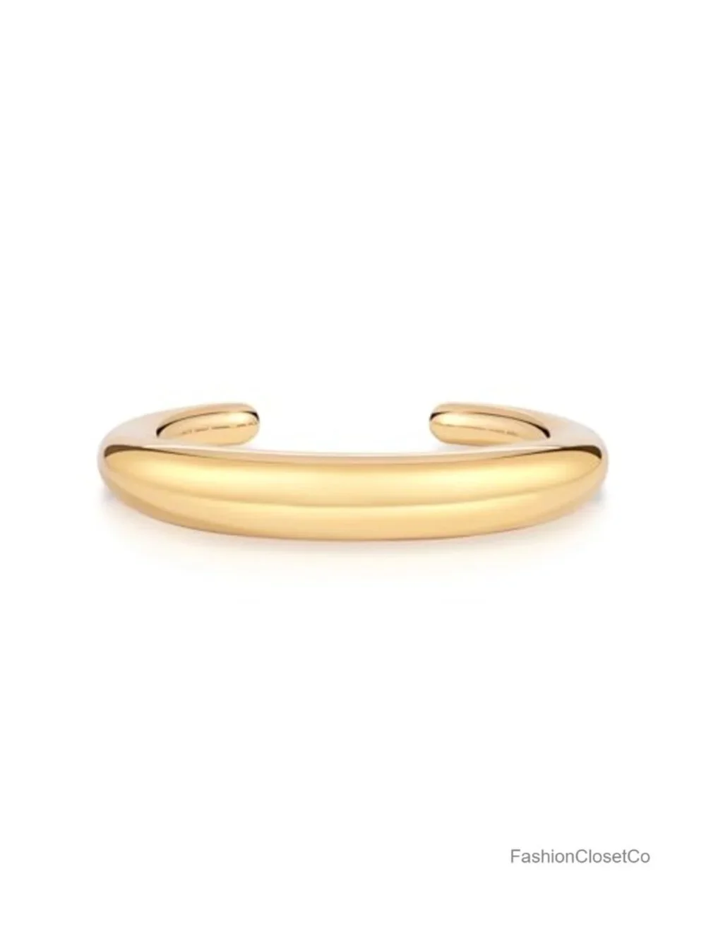 Minimalist Stainless Steel Bracelet, Polished Chunky Open Bangle, Twisted Rope